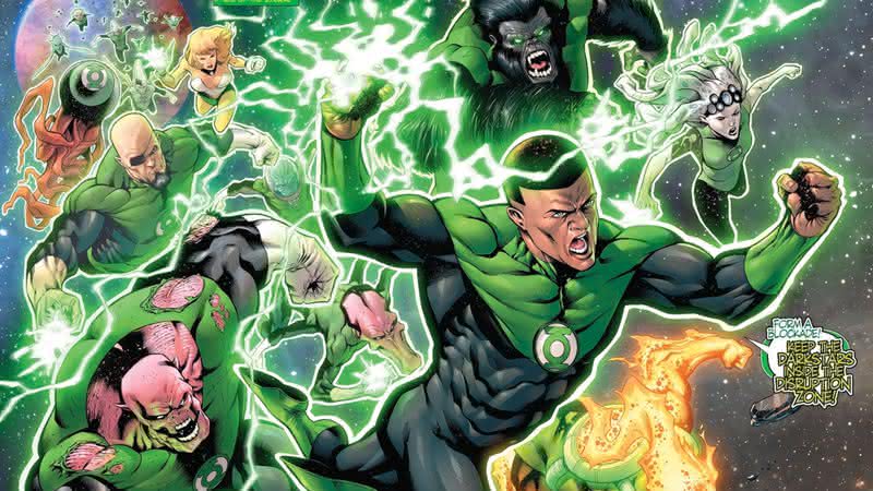 Cena do quadrinho Tropa dos Lanternas Verdes - DC Comics