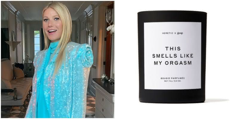 Gwyneth Paltrow criou uma vela com o aroma do orgasmo dela - Instagram/Divulgação