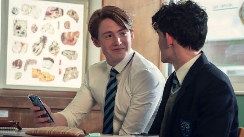Kit Connor e Joe Locke interpretam Nick e Charlie em "Heartstopper" - Divulgação/Netflix
