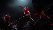 Tom Holland, Andrew Garfield e Tobey Maguire em "Homem-Aranha: Sem Volta Para Casa" - Divulgação/Sony Pictures