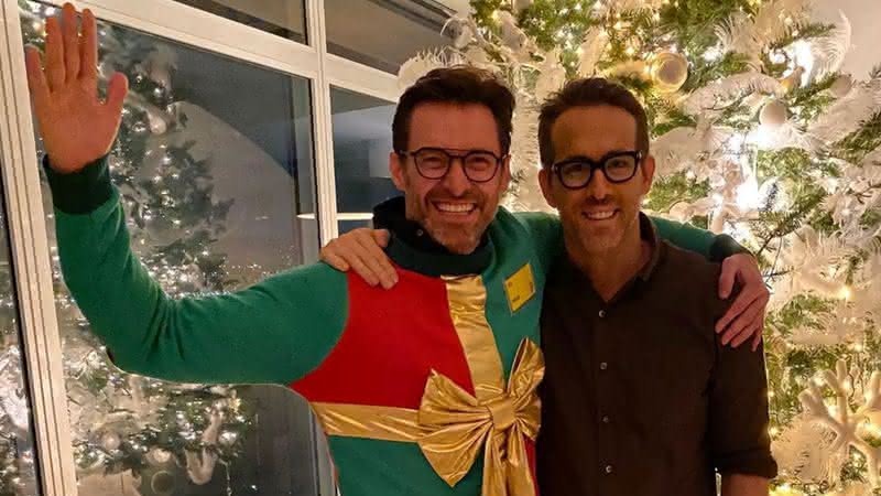 Hugh Jackman e Ryan Reynolds em foto publicada nas redes sociais - Instagram