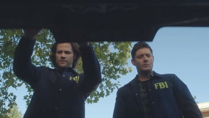 Sam e Dean na última temporada de Supernatural - Reprodução/YouTube