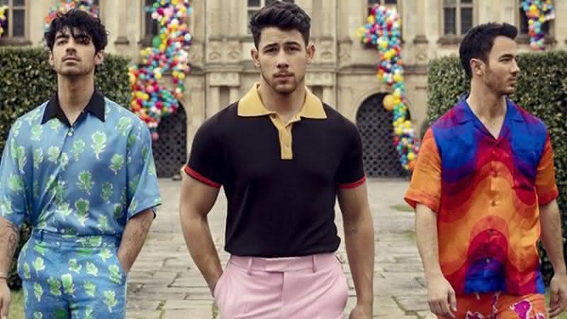 O trio formado por Nick, Kevin e Joe Jonas retornaram aos palcos em 2019 - Divulgação/Columbia Records