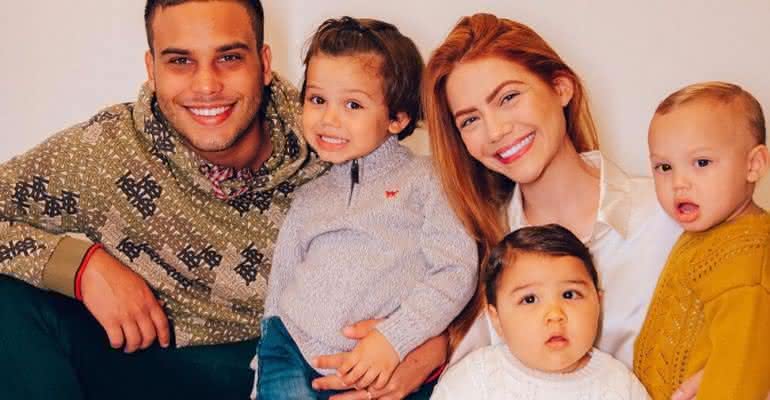 Jonathan Couto e Sarah Poncio são casados há quase 4 anos e têm três filhos - Instagram