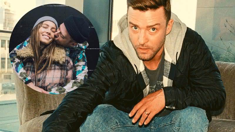Justin Timberlake e sua esposa, Jessica Biel - Reprodução/Instagram