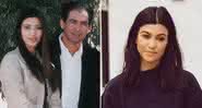 Kim e Kourtney publicaram homenagens ao pai, Robert Kardashian, em suas redes sociais - Reprodução/Instagram