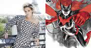 Kristen Stewart e Batwoman, de Greg Rucka - Reprodução/Instagram/DC Comics