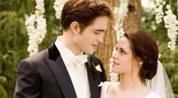Kristen Stewart e Robert Pattinson em casamento de Crepúsculo: Amanhecer - Parte 1 - Divulgação/Paris Filmes