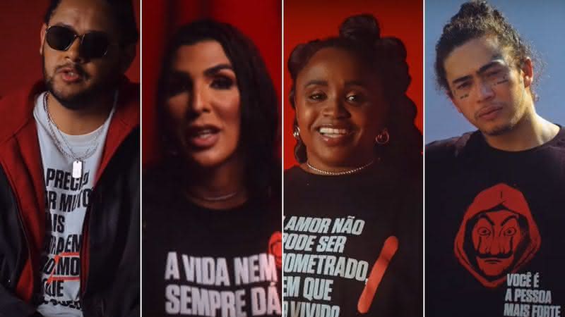 Emicida, Pepita, Daiane dos Santos e Whindersson promovem temporada final da série do streaming - (Divulgação/Netflix)