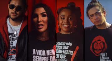 Emicida, Pepita, Daiane dos Santos e Whindersson promovem temporada final da série do streaming - (Divulgação/Netflix)