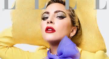 Lady Gaga na capa da revista Elle - Divulgação/Elle
