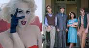 Lady Gaga em Bad Romance e elenco de Éramos Seis - Reprodução/Youtube/Globo