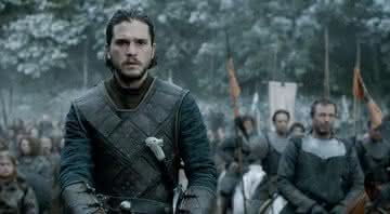 Kit Haring como Jon Snow em cena do episódio da 'Batalha dos Bastardos' da série 'Game of Thrones' - Divulgação/HBO