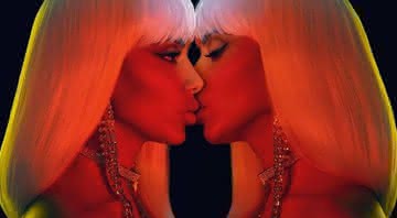 Capa do novo disco de Anitta, 'Kisses' - Reprodução/Instagram