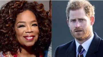 Oprah e Príncipe Harry. - Reprodução