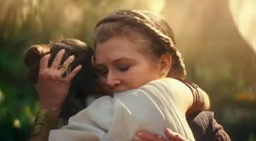 A atriz Carrie Fisher em cena do primeiro teaser do novo 'Star Wars: The Rise of Skywalker' - Reprodução/LucasFilm