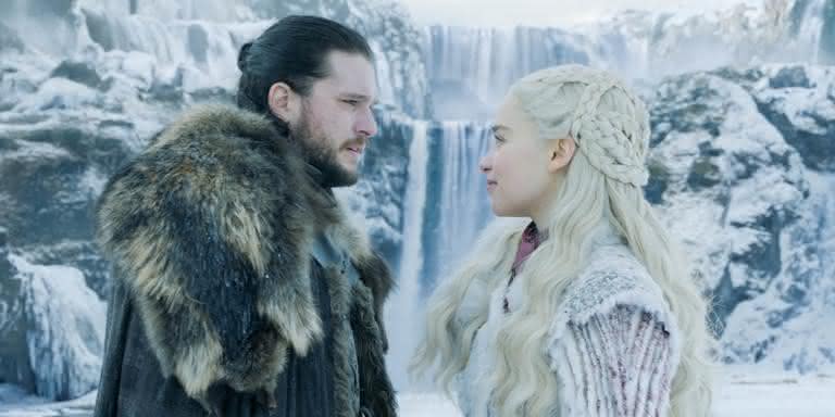 Jon Snow e Daenerys em temporada final - Divulgação/HBO