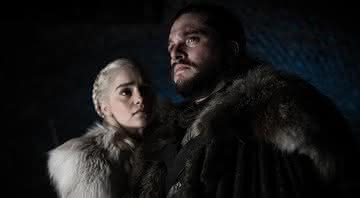Jon e Daenerys no segundo episódio da oitava temporada de 'Game of Thrones'. - Divulgação/HBO