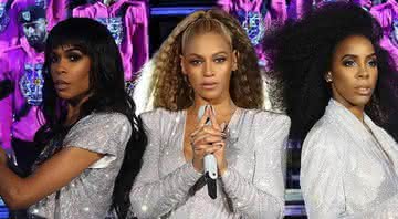 Reunião das Destiny's Child no festival Coachella durante show da Beyoncé, em 2018. - Reprodução/Instagram
