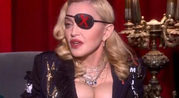 Madonna em estreia mundial do clipe de 'Medellin' - Divulgação/MTV Brasil