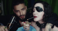 Maluma e Madonna - Divulgação/Youtube