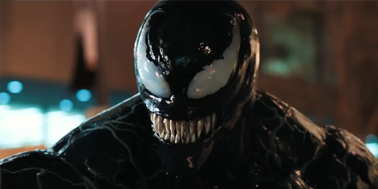 Tom Hardy como Venom. - Reprodução/Columbia Pictures