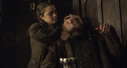 Maisie Williams como Arya Stark em 'Game of Thrones'. - Divulgação/HBO