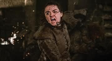 Arya Stark no terceiro episódio da oitava temporada de 'Game of Thrones'. - Divulgação/HBO