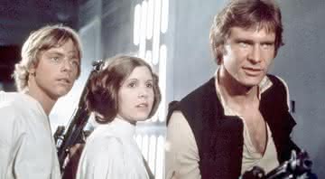 Mark Hamill, Carrie Fisher e Harrison Ford em 'Star Wars' - Divulgação/Lucasfilm