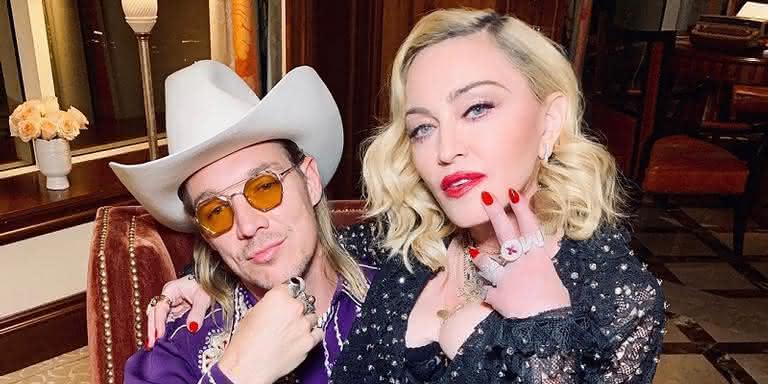 Madonna divulga nova turnê em vídeo com Diplo. - Reprodução/Instagram