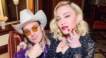 Madonna divulga nova turnê em vídeo com Diplo. - Reprodução/Instagram