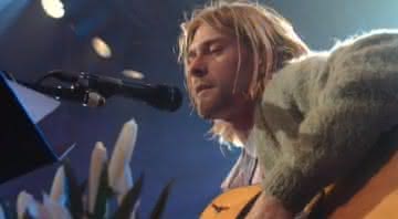 Kurt Cobain no MTV Unplugged do Nirvana. - Reprodução/MTV