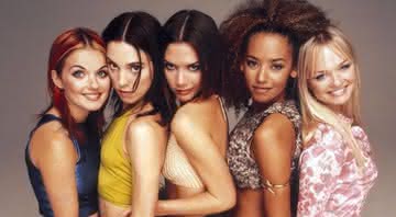 Geri, Mel C, Victoria, Mel B e Emma na época da formação original das Spice Girls - Reprodução/Instagram