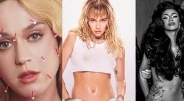 Katy Perry, Miley Cyrus e Cardi B - Reprodução/Instagram