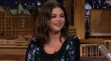 Selena Gomez no 'The Tonight Show', de Jimmy Fallon - Divulgação Youtube