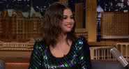 Selena Gomez no 'The Tonight Show Starring Jimmy Fallon'. - Reprodução