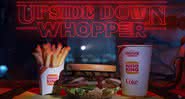 Whopper invertido do Burger King - Divulgação Burger King