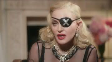Madonna em entrevista para o 'Fantástico'. - Reprodução/TV Globo