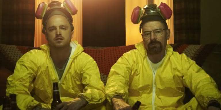 Aaron Paul e Bryan Cranston em 'Breaking Bad' - Divulgação Sony Pictures Television