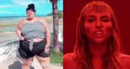 Thais Carla e Miley Cyrus - Reprodução/Instagram/Montagem