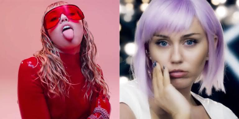 Miley Cyrus disputa as paradas com...ela mesma  - Reprodução/YouTube