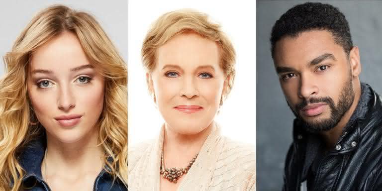 Phoebe Dynevor, Julie Andrews e Regé-Jean Page serão os protagonistas da nova série de Shonda Rhimes - Reprodução/Netflix