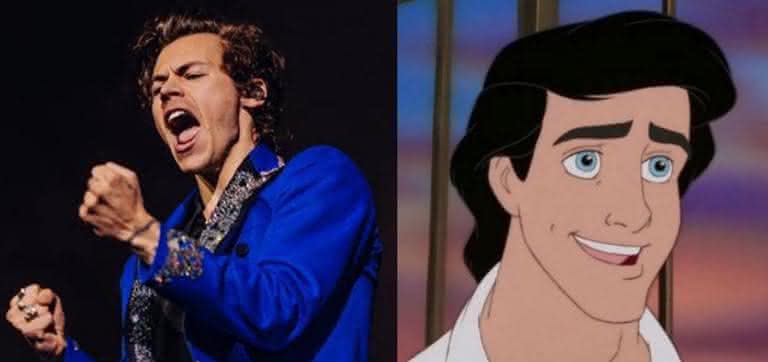 Harry Styles poderá viver Príncipe Eric em 'A Pequena Sereia' - Reprodução/Instagram/Disney 