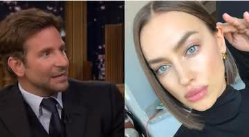 Bradley Cooper e Irina Shayk - Reprodução/YouTube; Reprodução/Instagram