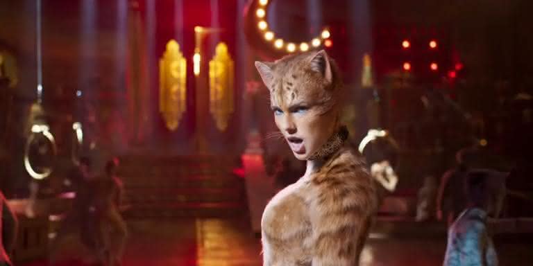 Taylor Swift em cena do trailer do musical 'Cats' - Reprodução/YouTube