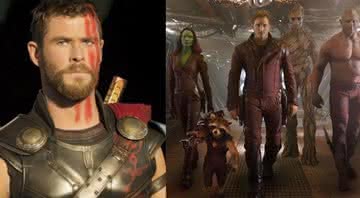 'Thor: Ragnarok' e 'Guardiões da Galáxia' - Divulgação/Marvel