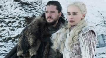 Jon Snow e Daenerys Targaryen em 'Game of Thrones' - Divulgação HBO