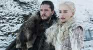 Jon Snow e Daenerys Targaryen em 'Game of Thrones' - Divulgação HBO