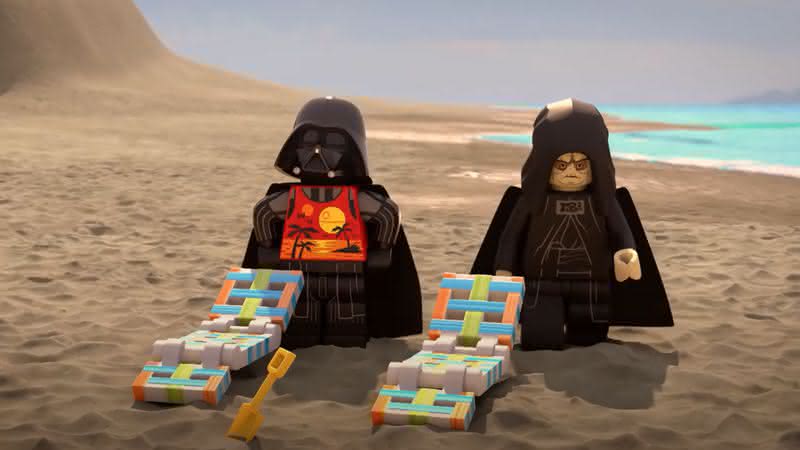 "LEGO Star Wars: Férias de Verão": Personagens curtem a praia em trailer - Divulgação/Disney+