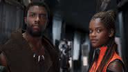 Letitia Wright e Chadwick Boseman em "Pantera Negra" - Divulgação/Marvel Studios